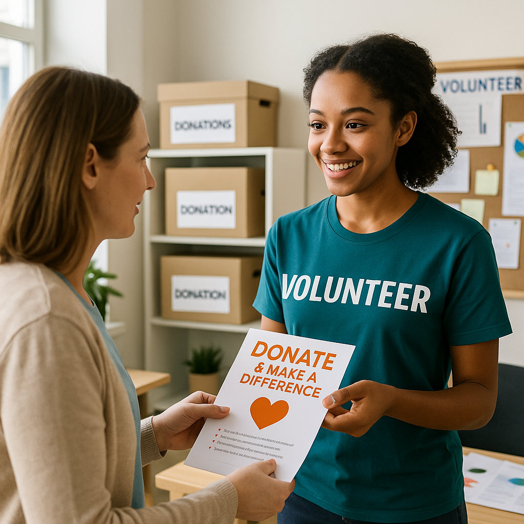 Curated visual reference: Visual Reference: Flyers For Nonprofits Increase Donations Awareness And Community